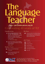 The Japan Association for Language Teaching  - JALT Publications